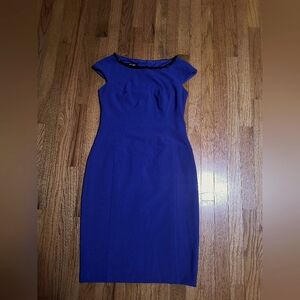 Nine West sheath dress, size 4, royal blue